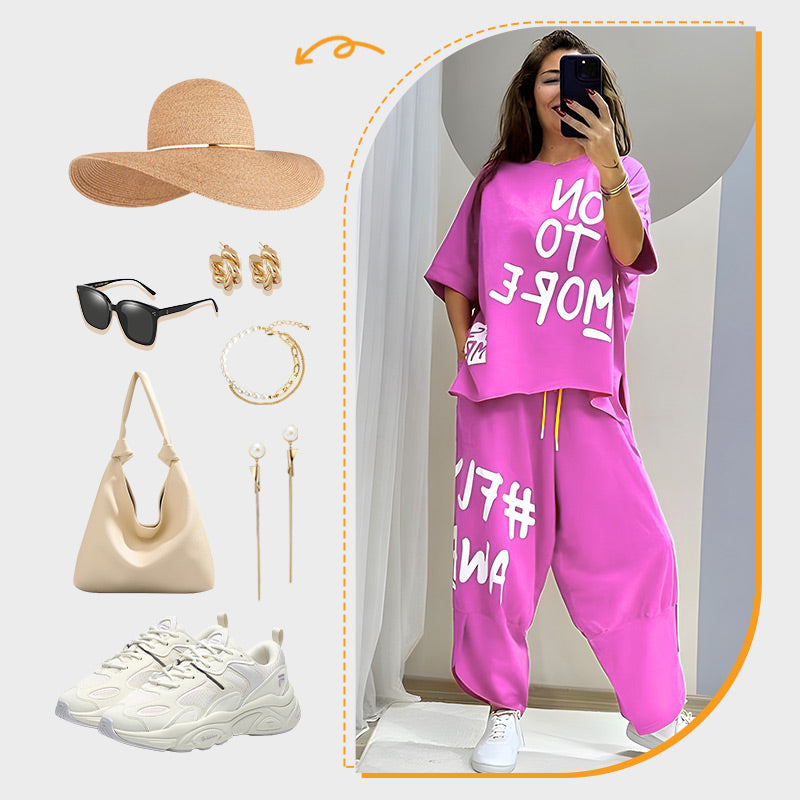 Yara™ | casual tweedelige set voor de zomer