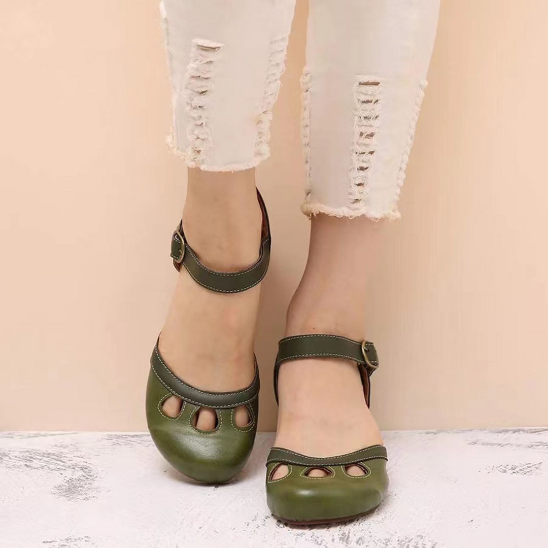 Ebba™ | Orthopedische sandalen met lage hak