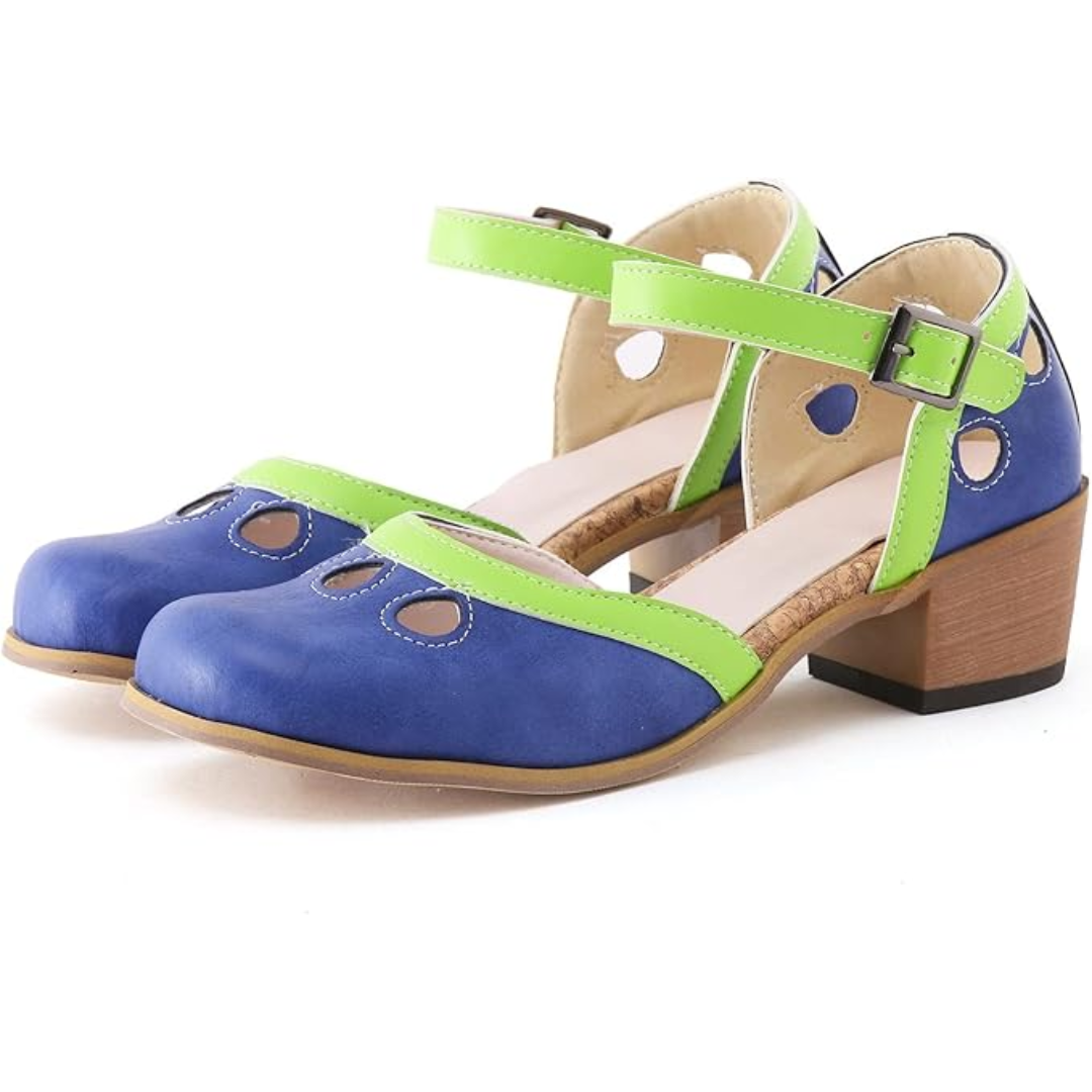 Ebba™ | Orthopedische sandalen met lage hak