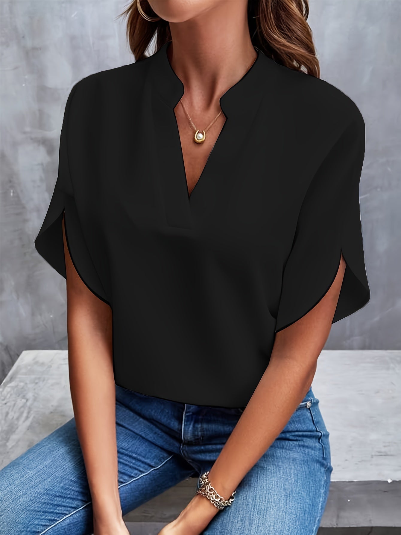 Danica™ | Lichtgewicht blouse shirt voor dames