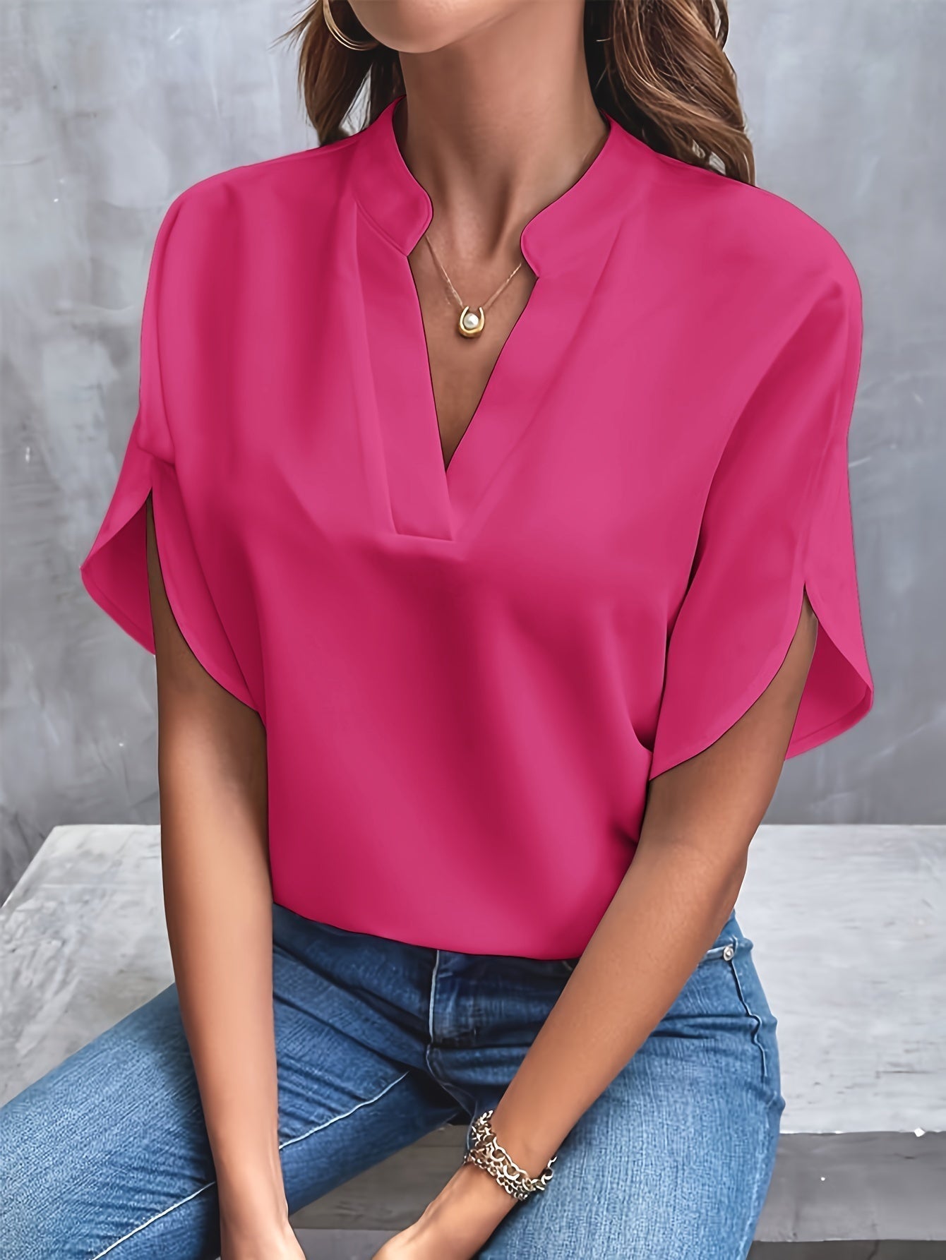 Danica™ | Lichtgewicht blouse shirt voor dames