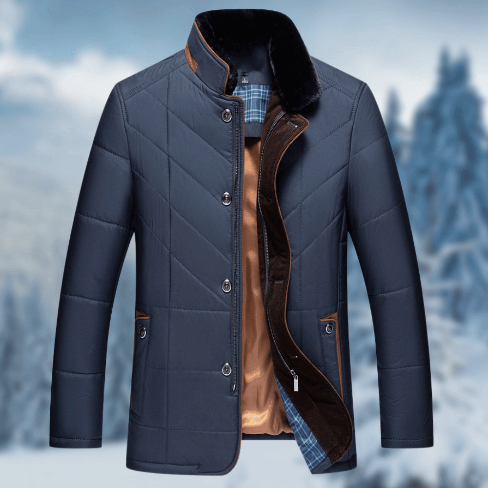 Caius | Verfijnde Moderne Luxe Winterjas voor Mannen