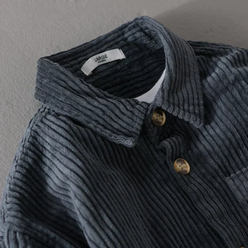 Hugo | Retro-stijl Corduroy Overshirt