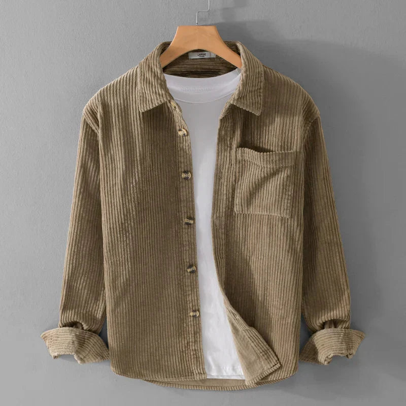 Hugo | Retro-stijl Corduroy Overshirt