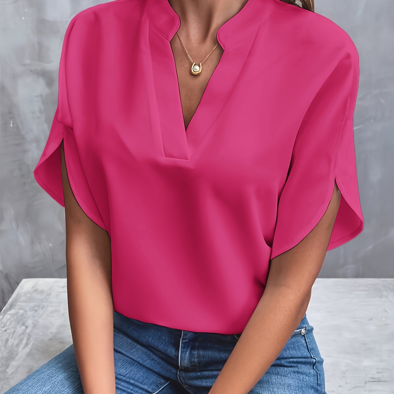 Danica™ | Lichtgewicht blouse shirt voor dames