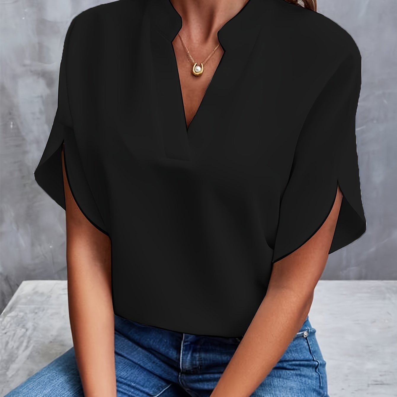 Danica™ | Lichtgewicht blouse shirt voor dames