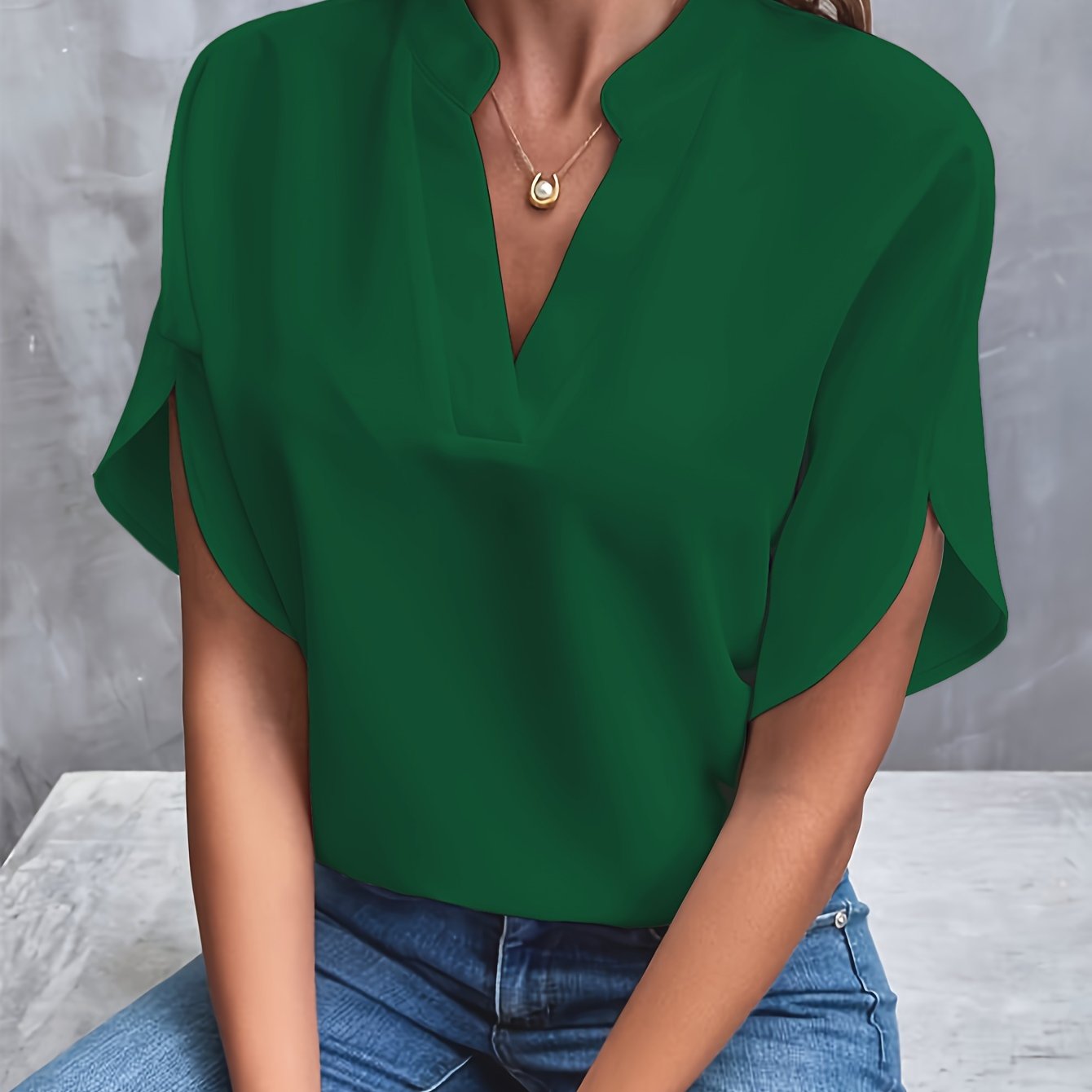 Danica™ | Lichtgewicht blouse shirt voor dames