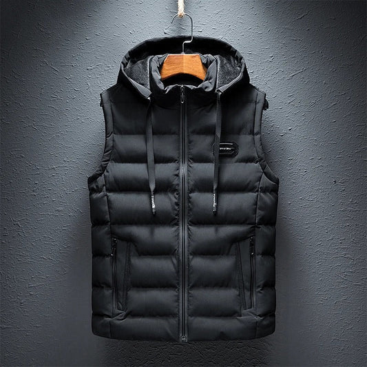 Lyndon | Outdoor Gewatteerd Vest met Capuchon