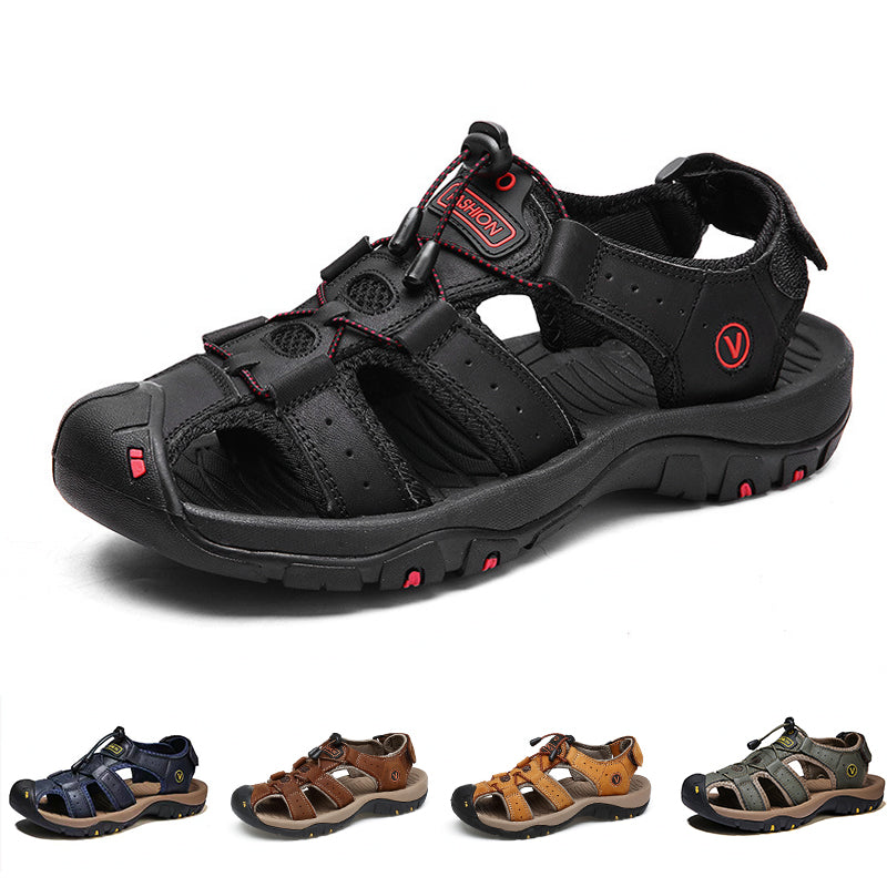 Giel™ | Comfortabele outdoor strandschoenen van leer