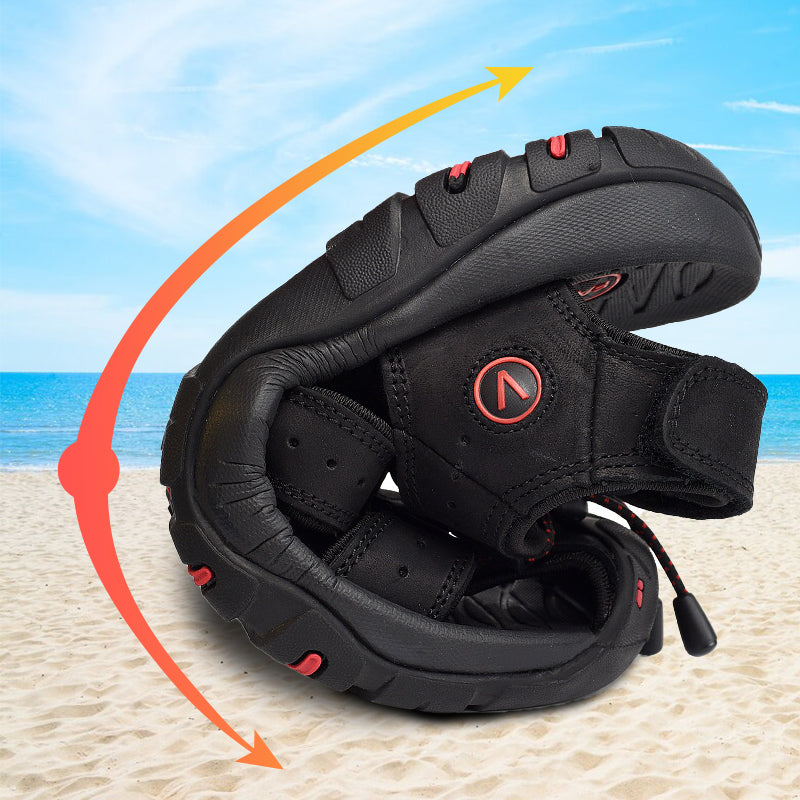 Giel™ | Comfortabele outdoor strandschoenen van leer